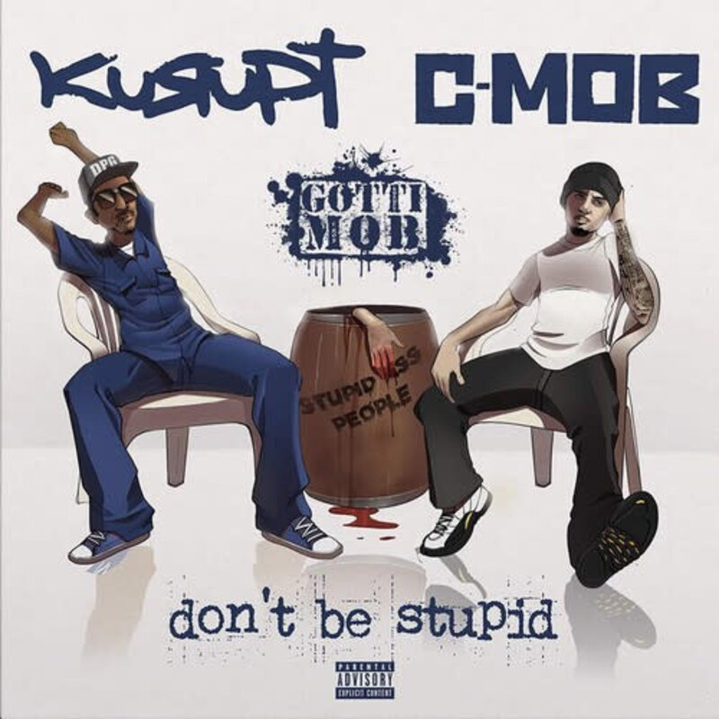 Kurupt, C-Mob, Gotti Mob – Don't Be Stupid LP (2023, Cobalt Blue w/ White Splatter Vinyl)