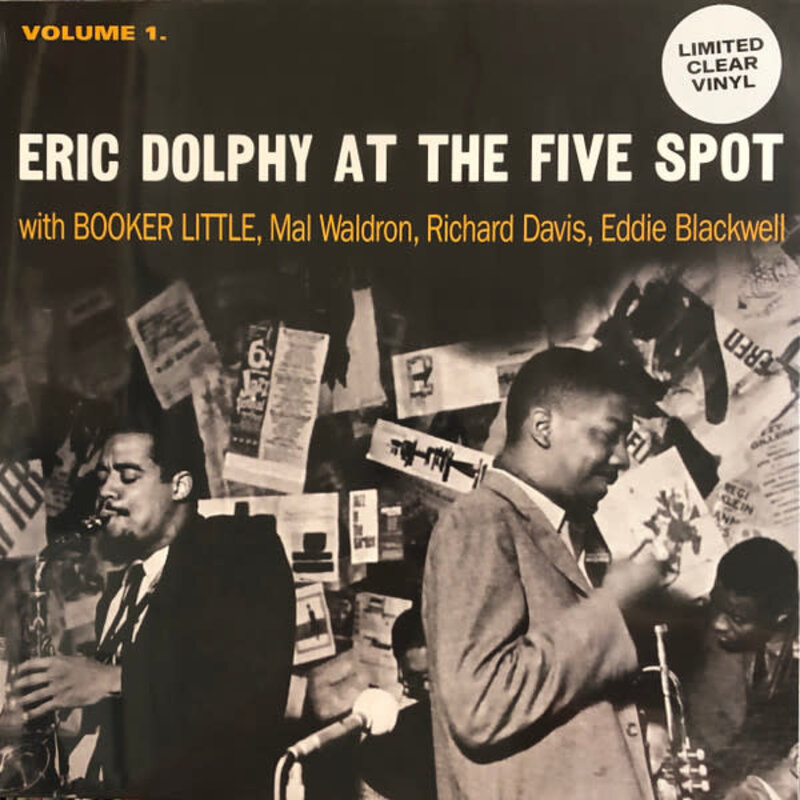 Eric Dolphy – At The Five Spot Volume 1. LP (2023 Reissue,  Clear Vinyl)