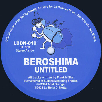 Beroshima – Untitled 12" (2023 Reissue, La Bella Di Notte)