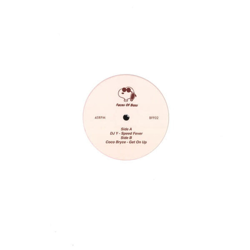DJ Y / Coco Bryce – Speed Fever / Get On Up 12" (2023 Repress, Pink Marbled Vinyl, Faces Of Bass)