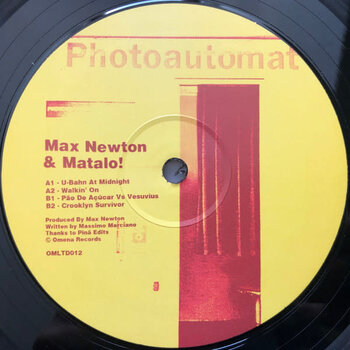 Max Newton & Matalo! – Photoautomat 12" (2023, Omena LTD)