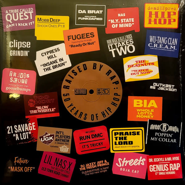 Various – Raised By Rap: 50 Years Of Hip Hop 2LP (2023, Limited Edition)