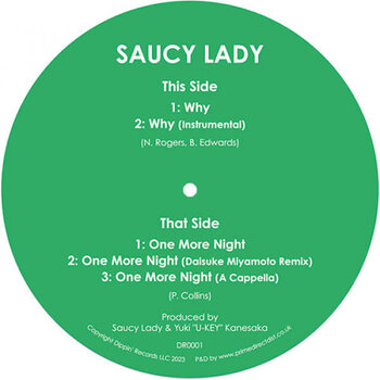 Saucy Lady – Why 12" (2023, Drippin' Records)
