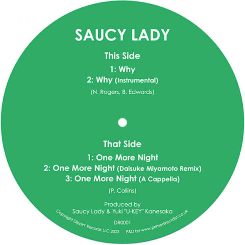 Saucy Lady – Why 12" (2023, Drippin' Records)