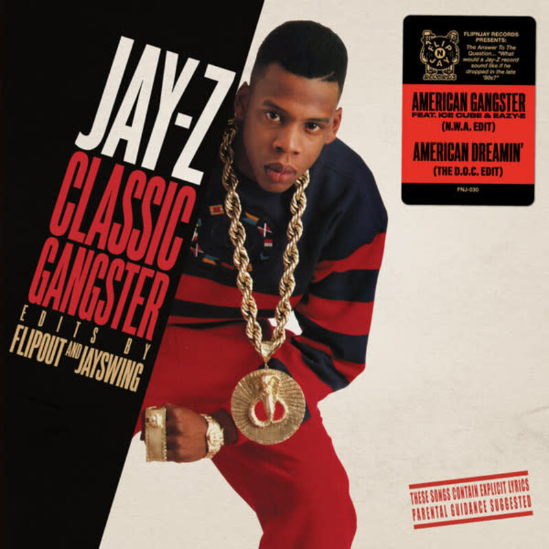 Jay-Z Classic Gangster Edits By Flipout & Jay Swing - American Gangster / American Dreamin' 7" (2022 FlipNJay Records)