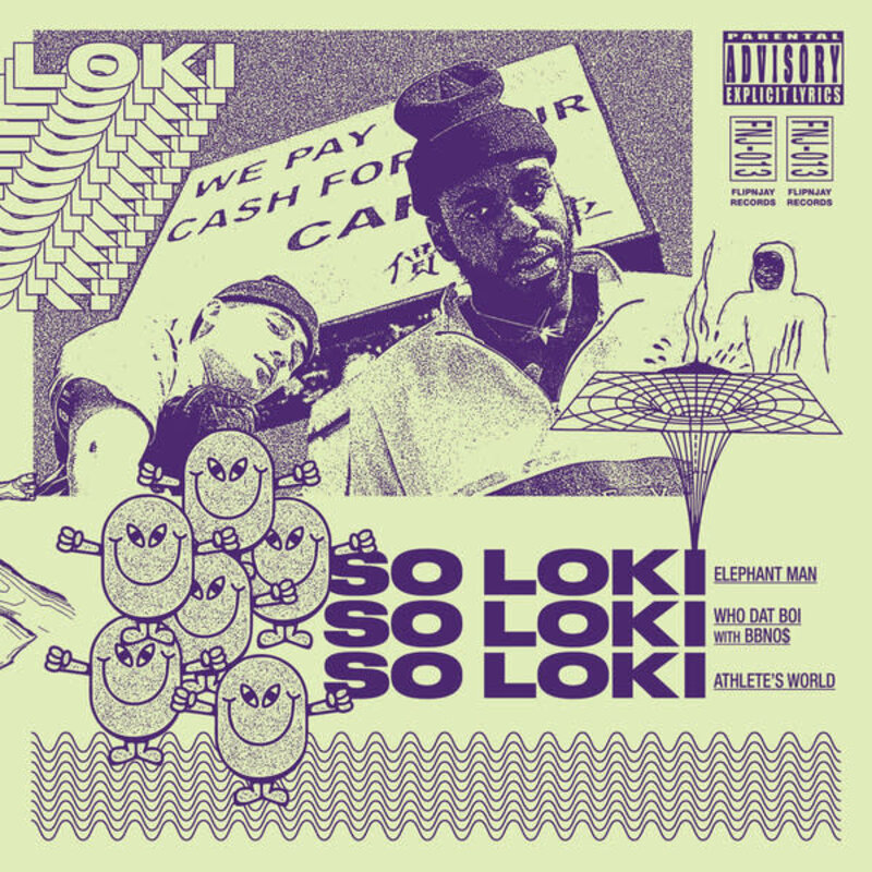 So Loki - Elephant Man / Who Dat Boi / Athlete’s World 7" (2021 FlipNJay Records)