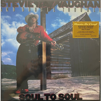 Stevie Ray Vaughan & Double Trouble - Soul To Soul LP (2023 Music On Vinyl Reissue), Blue Marbled
