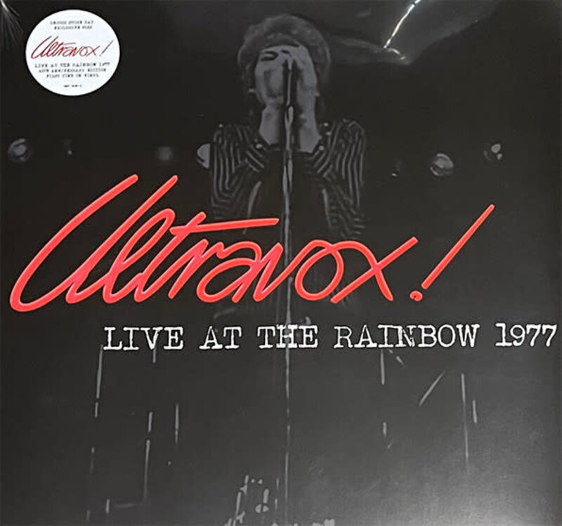 Ultravox ! - Live At The Rainbow 1977 LP [RSD2022April]