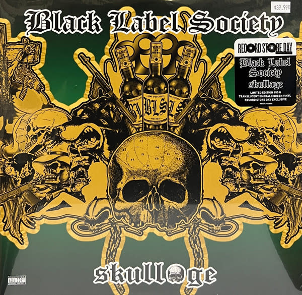 Black Label Society - Skullage 2LP [RSDBF2022], Emerald Green Vinyl