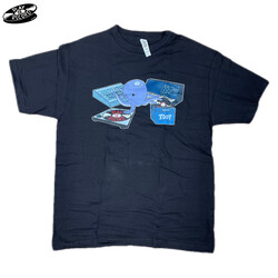 Play De Record *T Dot Octopus* T-Shirt [BLACK]
