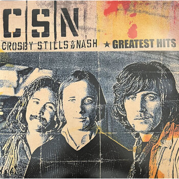 Crosby, Stills & Nash – Greatest Hits 2LP (2023 Reissue, Milky Clear Vinyl)