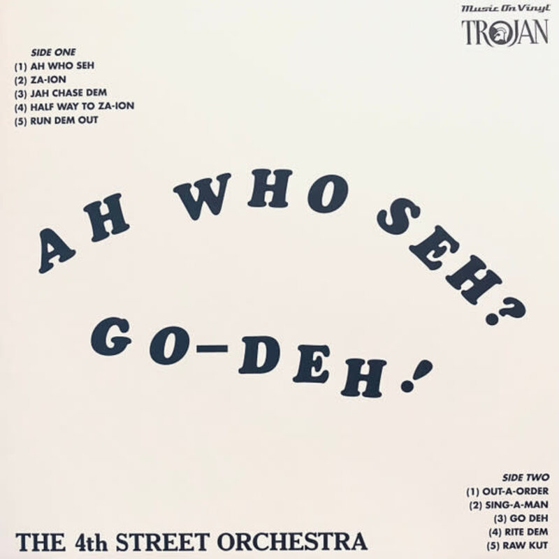 The 4th Street Orchestra – Ah Who Seh ? Go-Deh ! LP (2023 Music On Vinyl Reissue), Limited 750, Orange Vinyl, 180g