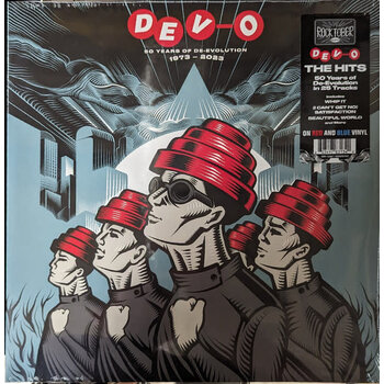 Devo - 50 Years Of De-Evolution (1973-2023) 2LP (2023), Compition, Red/Blue Vinyl