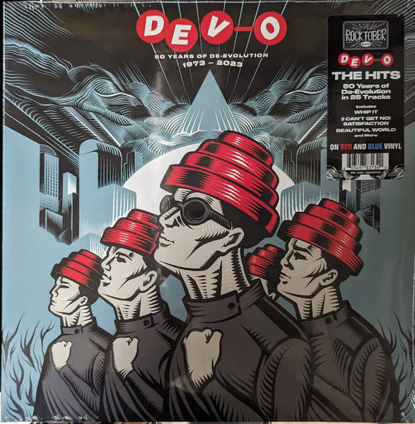 Devo - 50 Years Of De-Evolution (1973-2023) 2LP (2023), Compition, Red/Blue Vinyl