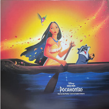 Alan Menken, Stephen Schwartz – Songs from Pocahontas LP (2023 Walt Disney Records Reissue), Kaleidoscope Sunset Splatter