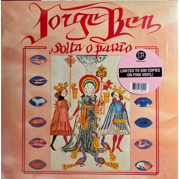 Jorge Ben - Solta O Pavão LP (2023), Pink Vinyl, Limited 500