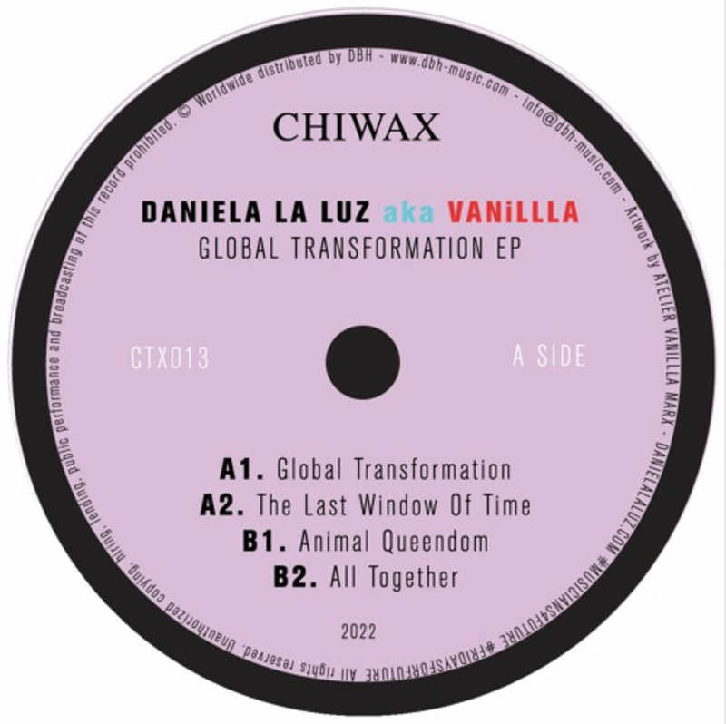 Vanilla Aka Daniela La Luz - Global Transformation 12" (2022 Chiwax)