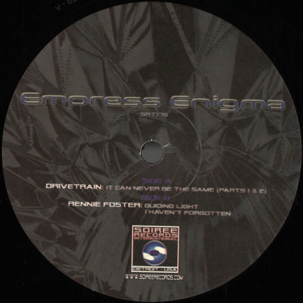 Drivetrain / Rennie Foster - Empress Enigma 12" (2023 Soiree Records International)
