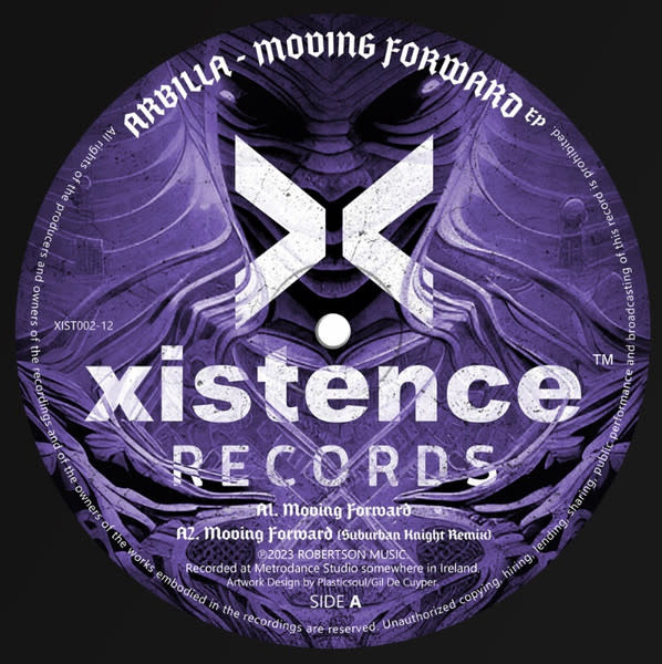 Arbilla - Moving Forward Ep 12" (2023 Xistence Records)