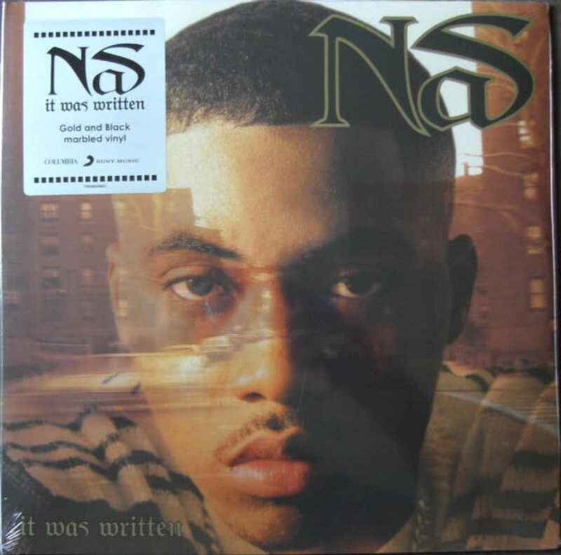 Nas - It Was Written 2LP (2023 Reissue), Gold / Black Marbled