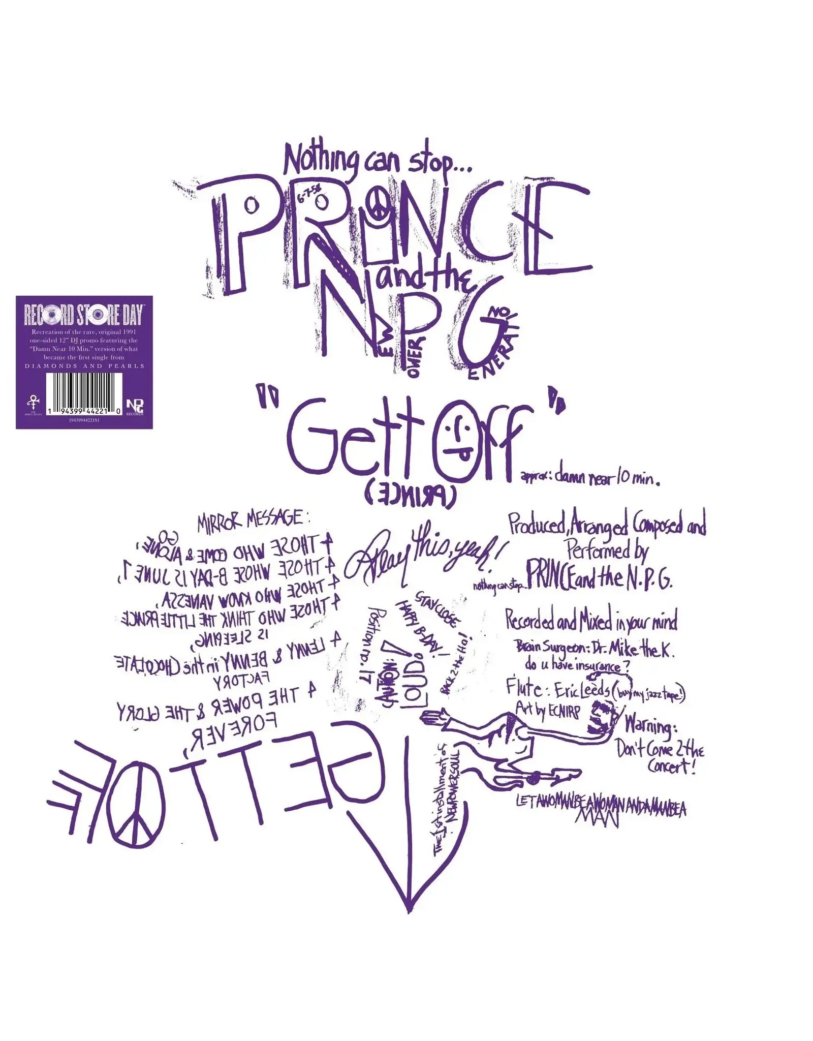 Prince & The NPG - Gett Off 12" [RSDBF2023], Limited 7000