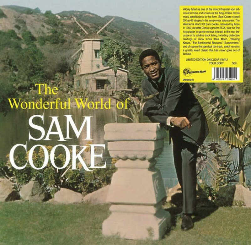Sam Cooke - The Wonderful World Of Sam Cooke LP (2023 Reissue), Limited 500, Clear Vinyl, Numbered