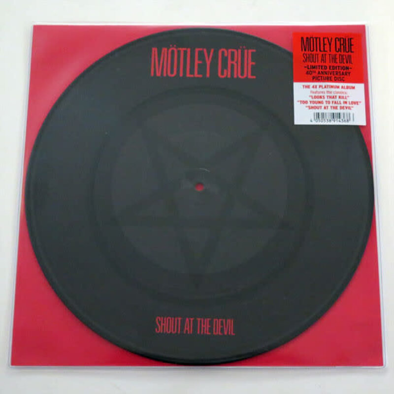 Motley Crue – Shout at the Devil (Walmart Exclusive Red & Black Vinyl) -  Rock LP 