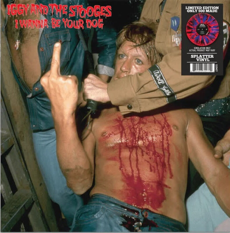 Iggy And The Stooges - I Wanna Be Your Dog LP (2023), Limited 500, Red/Blue/Black Splatter
