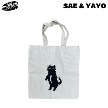Sae & Yayo Handprinted Silkscreen Cat Tote Bag