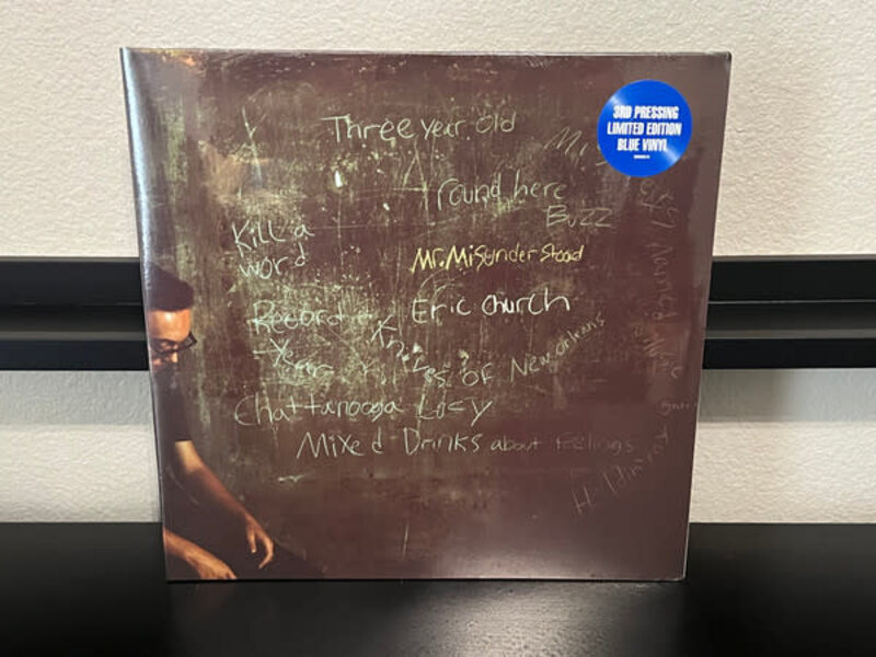 Eric Church - Mr. Misunderstood LP (2023 Reissue), Blue, Third Pressing