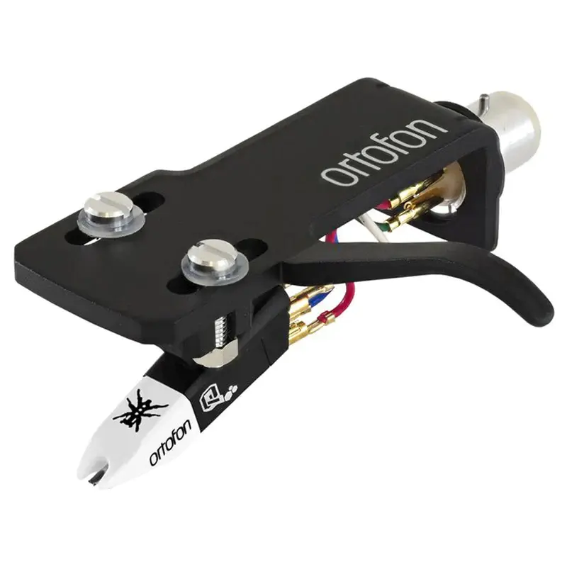 ORTOFON Ortofon *OM Q. Bert* Cartridge+Stylus Premounted on SH-4 Black Headshell (Spherical)