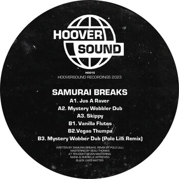 Samurai Breaks – Jus A Raver 12" (2023, Hooversound Recordings)