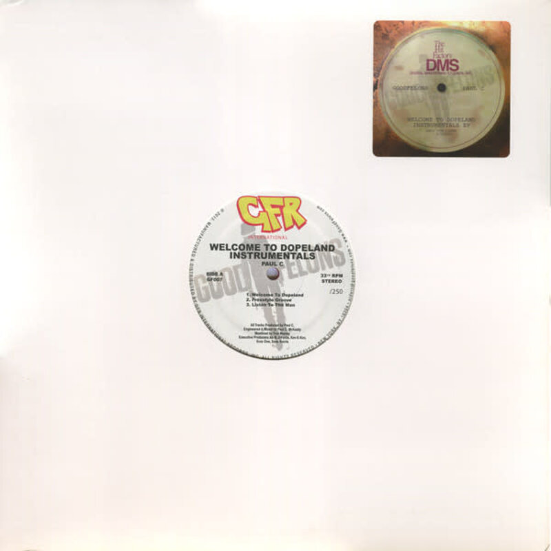 Paul C - Welcome To Dopeland Instrumentals LP (2013)