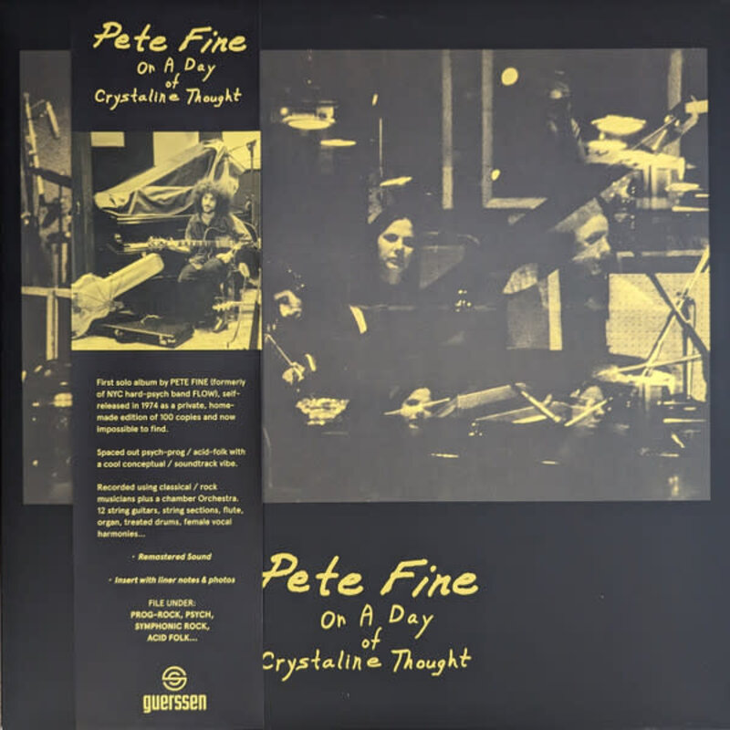 Pete Fine - On A Day Of Crystaline Thought LP (2023 Guerssen Reissue), Neon Yellow