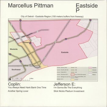 Marcellus Pittman – Eastside EP 12" (2024, Adeen)