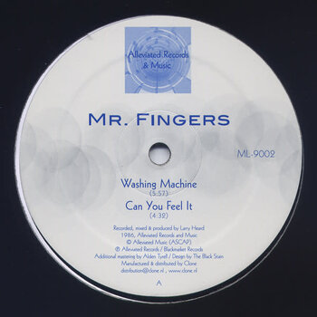 Mr. Fingers – Washing Machine / Can You Feel It 12" (2024 Repress, Alleviated Records)