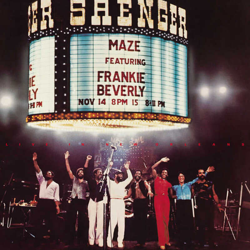 Maze Featuring Frankie Beverly ‎– Live in New Orleans 2LP (2021 Reissue), 40th Anniversary