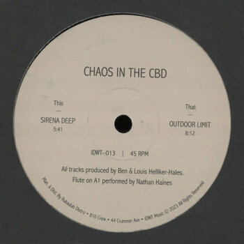 Chaos In The CBD – Sirena Deep 12" (2024, In Dust We Trust)