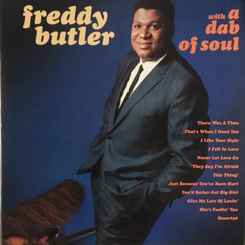 Freddy Butler – With A Dab Of Soul LP (2019 Reissue, Everland)