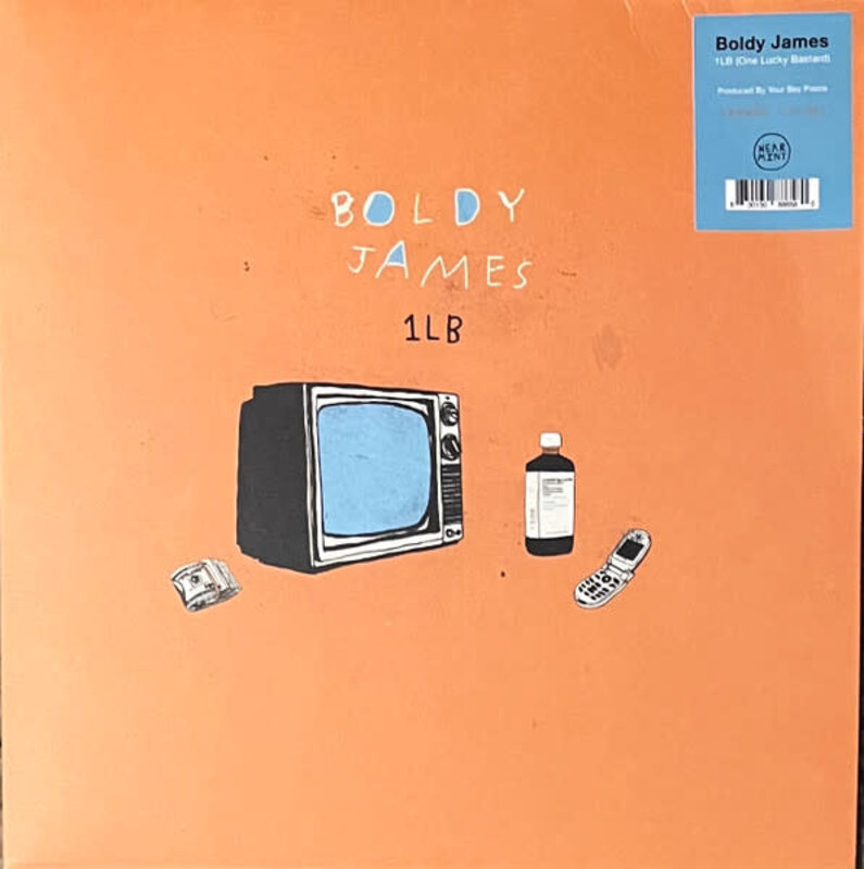 Boldy James & Your Boy Posca – 1 LB (One Lucky Bastard) LP (2024, Limited Edition, Numbered, Orange Galaxy Vinyl)
