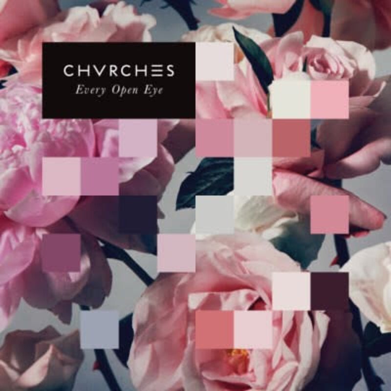 (VINTAGE) Chvrches - Every Open Eye LP [Cover:VG,Disc:NM](2015, US), White Vinyl, 180g