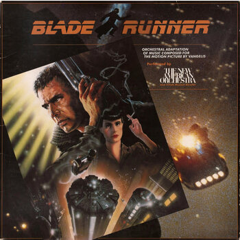 (VINTAGE) The New American Orchestra - Blade Runner (Orchestral Adaptation Of Music Composed For The Motion Picture By Vangelis) LP [Cover:VG+,Disc:VG+](1982,US)