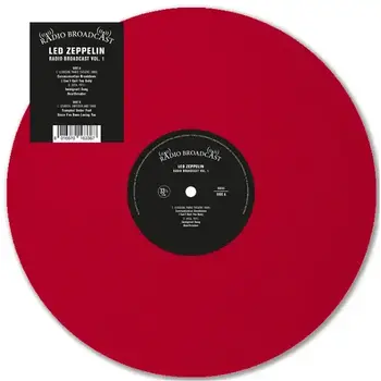Led Zeppelin - Radio Broadcast Vol. 1 LP (2024), Red Vinyl