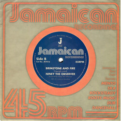 Niney The Observer - Blood And Fire 7" (2023 Reissue)