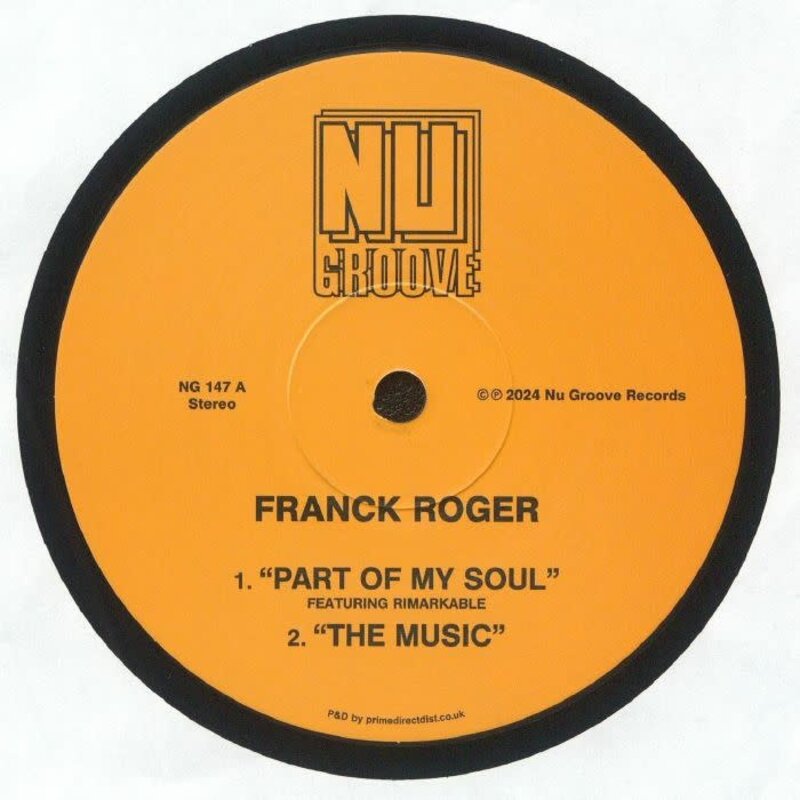Franck Roger – Cosmic Tree EP 12" (2024, Nu Groove Records)
