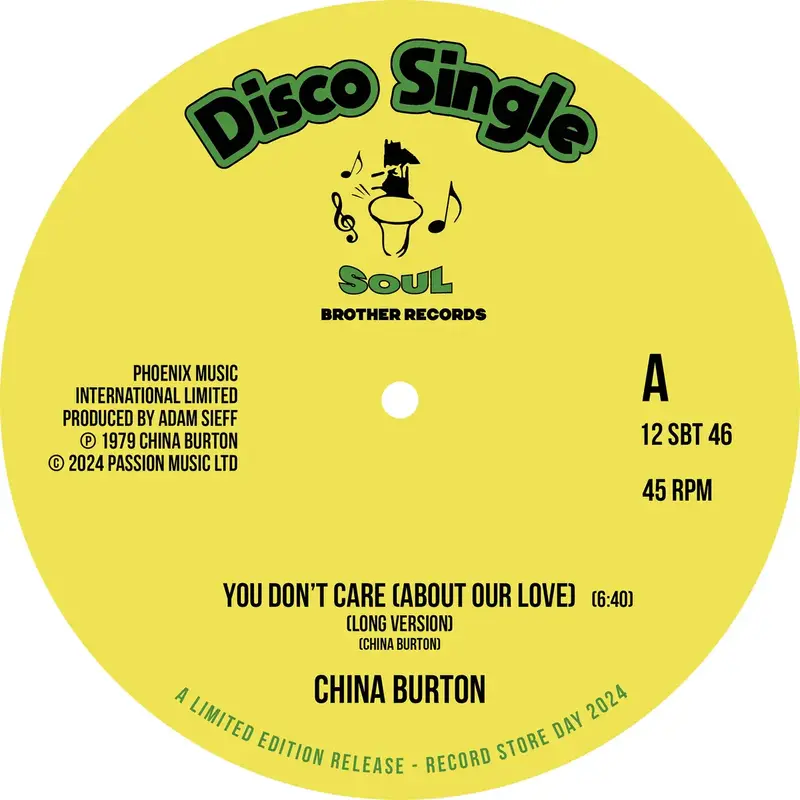 China Burton - You Don't Care (About Our Love) 12" [RSD2024April]
