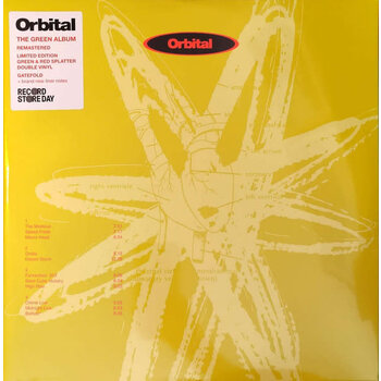Orbital - The Green Album 2LP [RSD2024April], Green & Red Splatter
