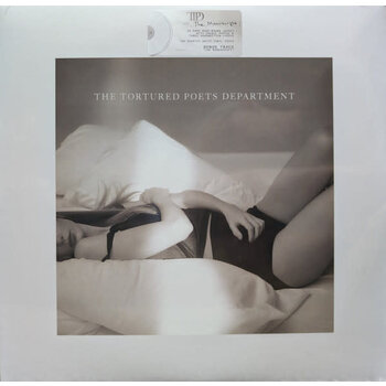 Taylor Swift – The Tortured Poets Department 2LP (2024, Ghosted White Vinyl)