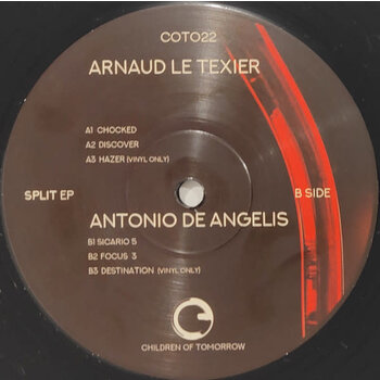 Arnaud Le Texier / Antonio De Angelis – Split EP 12" (2024, Children Of Tomorrow)
