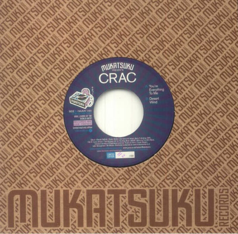C.R.A.C. – You're Everything To Me 7" (2023, Mukatsuku Records)
